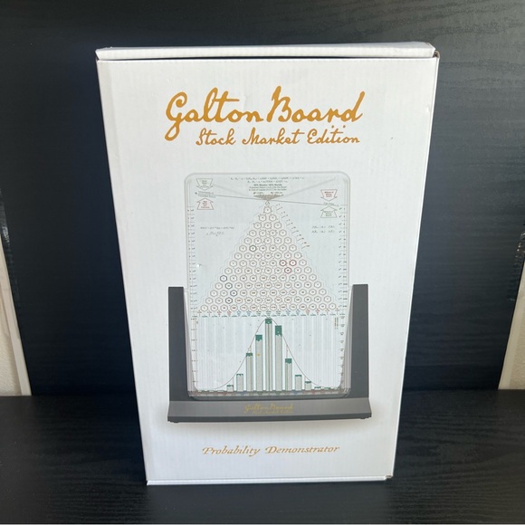 Galton Board Stock Market Edition Probability Demonstrator Pascal’s Triangle NEW - Picture 1 of 4